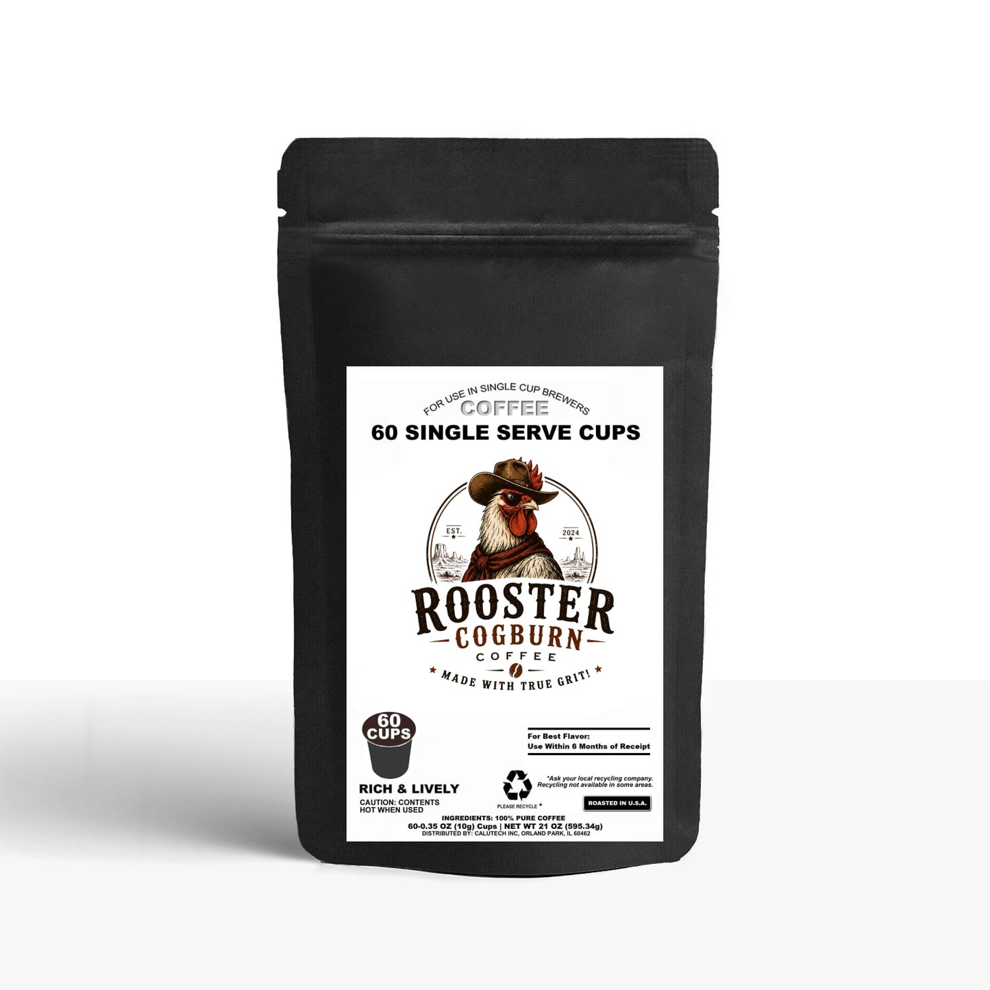 60 Pack Single Serve Coffee Capsules